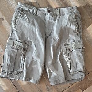 Men's Gray Cargo Shorts